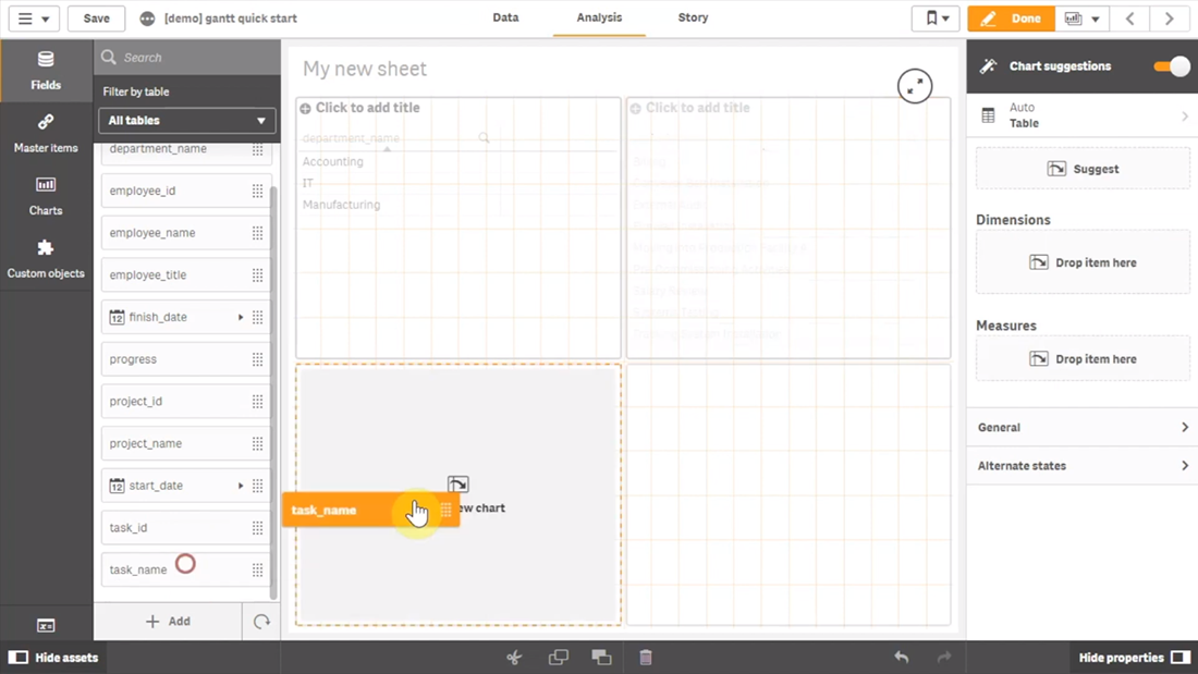 Adding three filter panes