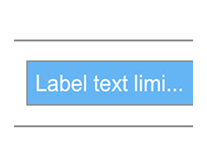 Qlik Gantt chart label text character limit