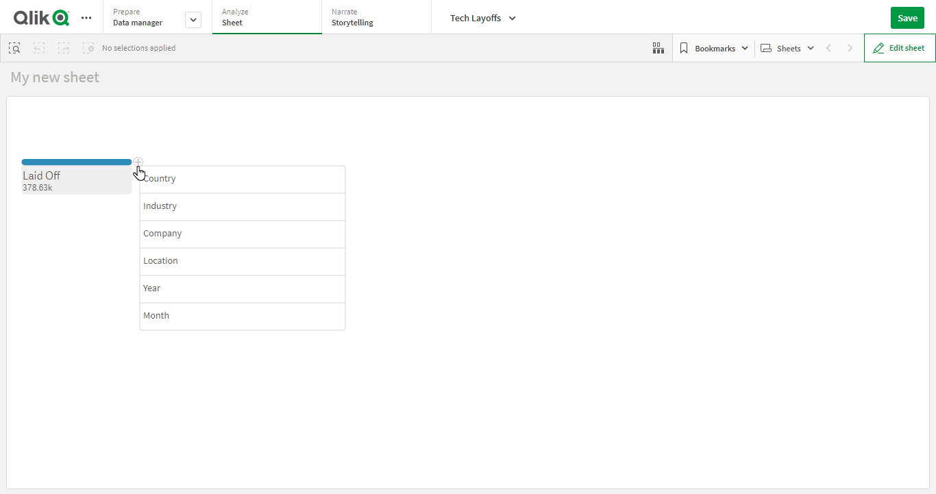 How to Create Decomposition Tree in Qlik Sense