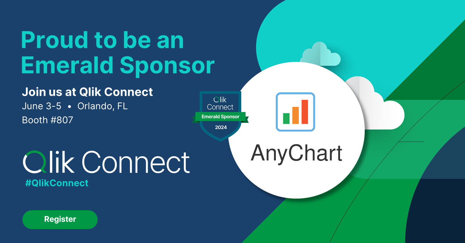 Join AnyChart at Qlik Connect 2024, Booth 807