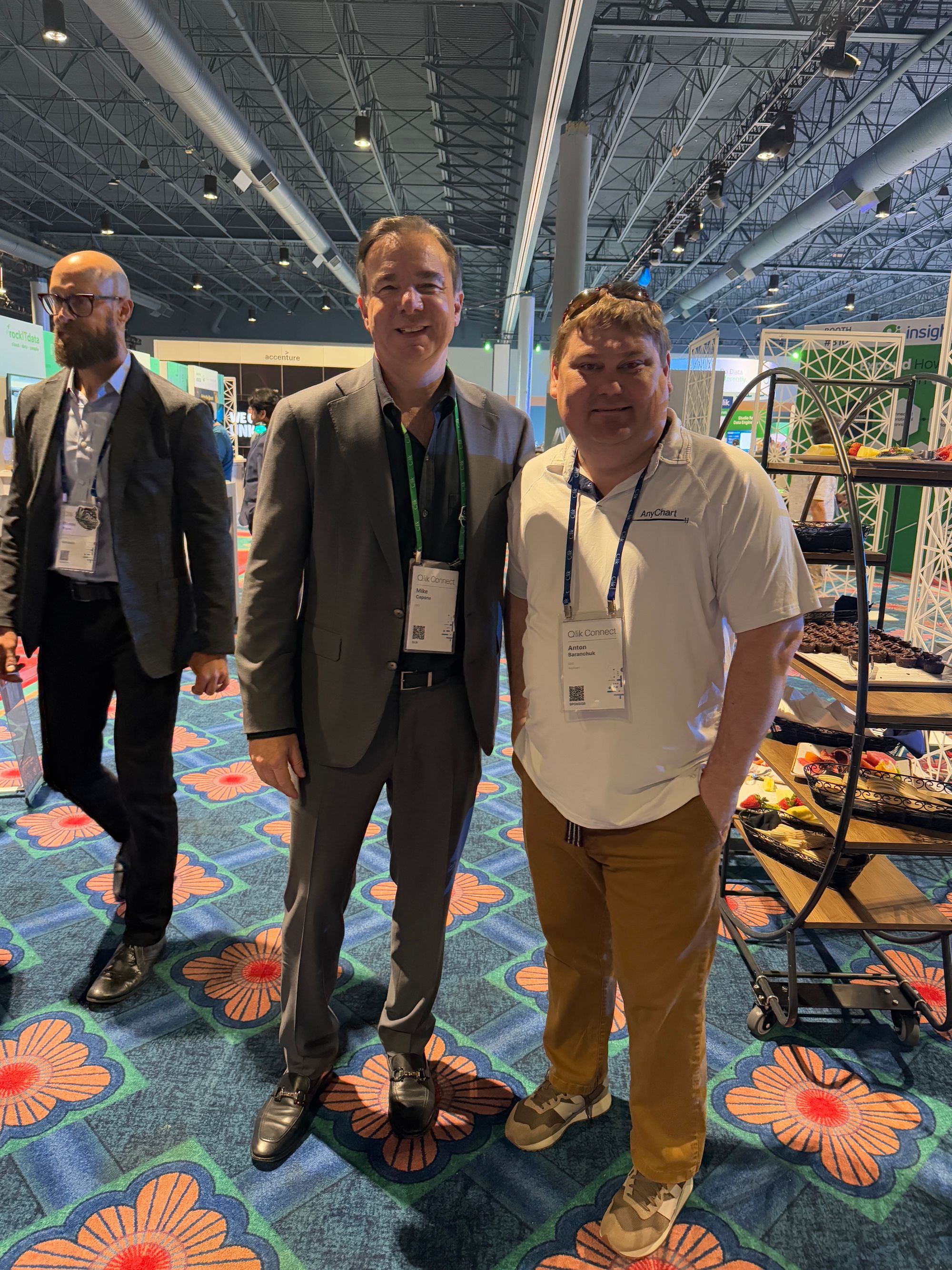 CEO moment: Mike Capone (Qlik) and Anton Baranchuk (AnyChart)