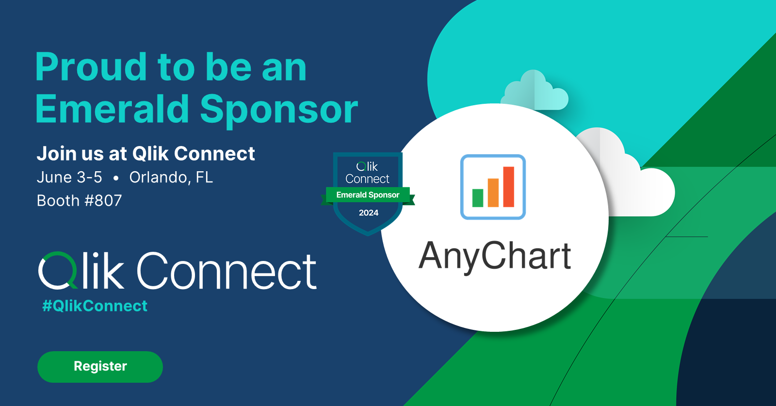 Let's Connect at Qlik Connect 2024: AnyChart Booth #807