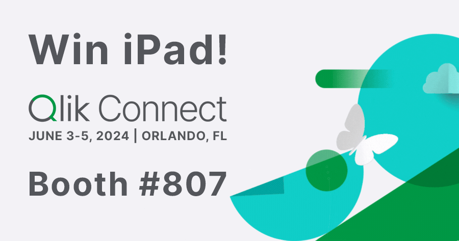 Test Your Data Literacy & Luck — Win iPad at Qlik Connect!